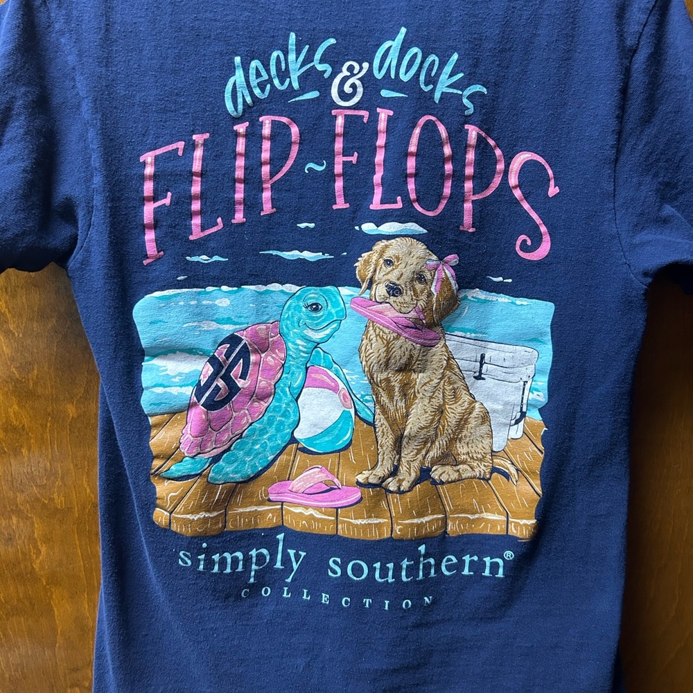 Simply Southern Deep Blue Tee